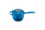 Juego de horno holandés Le Creuset MS1605 59SS de hierro fundido esmaltado 5 piezas azul marsella