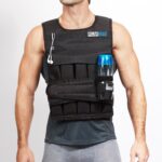 RUNmax Chaleco con peso ajustable de 20 libras a 150 libras con opción de hombreras para hombres y mujeres