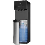 Dispensador de agua Avalon A4BLWTRCLR de carga inferior con 3 temperaturas caliente fría y natural gabinete de acero ino