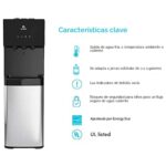Dispensador de agua Avalon A4BLWTRCLR de carga inferior con 3 temperaturas caliente fría y natural gabinete de acero ino