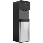 Dispensador de agua Avalon A4BLWTRCLR de carga inferior con 3 temperaturas caliente fría y natural gabinete de acero ino