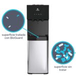 Dispensador de agua Avalon A4BLWTRCLR de carga inferior con 3 temperaturas caliente fría y natural gabinete de acero ino