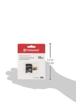 TRANSCEND INFORMACIÓN Tarjeta Microsd de alta resistencia de 32 GB con adaptador (TS32GUSDHC10V)