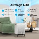 Purificador de aire inteligente Coway Airmega 400 111012 filtro HEPA verdadero hasta 145 m2 color blanco