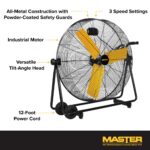 Ventilador de Tambor Industrial Master MAC-30BCT 30 Pulgadas Alta Velocidad