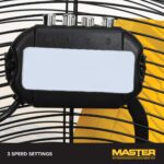 Ventilador de Tambor Industrial Master MAC-30BCT 30 Pulgadas Alta Velocidad