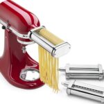 Accesorio para pasta KitchenAid KSMPRA juego 3 piezas rodillo laminador cortador espagueti fettuccini acero inoxidable p