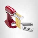 Accesorio para pasta KitchenAid KSMPRA juego 3 piezas rodillo laminador cortador espagueti fettuccini acero inoxidable p