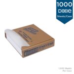 Hojas de Papel Pergamino Siliconado para Pizza GP PRO Georgia Pacific Dixie 27S12 Blanco 12 Pulgadas Caja con 1000 Hojas