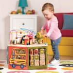 B. toys – Youniversity – Cubo de actividades de madera – Centro de aprendizaje y desarrollo – Juguetes para niños pequeñ