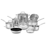 Batería de cocina Cuisinart Chefs Classic 77-14N acero inoxidable 14 piezas