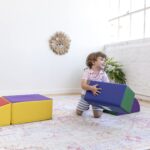 ECR4Kids SoftZone - Juego de trepar y gatear, bloques de construcción, surtido, 5 piezas