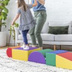 ECR4Kids SoftZone - Juego de trepar y gatear, bloques de construcción, surtido, 5 piezas