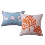Juego de Edredon Costero King California King Greenland Home Fashions GL-1512ABSK coleccion Maui 5 piezas con almohadas