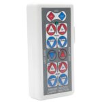 Control Remoto Inalámbrico HappiJac 183070 para gato de camper y camión movimiento arriba abajo entrada salida 2 pilas A