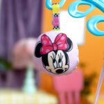 Bright Starts Disney Baby MINNIE MOUSE PeekABoo Centro de Actividades Saltador para Bebé con 8 Juguetes, Luces y Sonidos