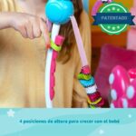 Bright Starts Disney Baby MINNIE MOUSE PeekABoo Centro de Actividades Saltador para Bebé con 8 Juguetes, Luces y Sonidos