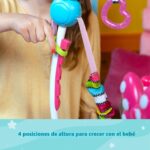 Bright Starts Disney Baby MINNIE MOUSE PeekABoo Centro de Actividades Saltador para Bebé con 8 Juguetes, Luces y Sonidos
