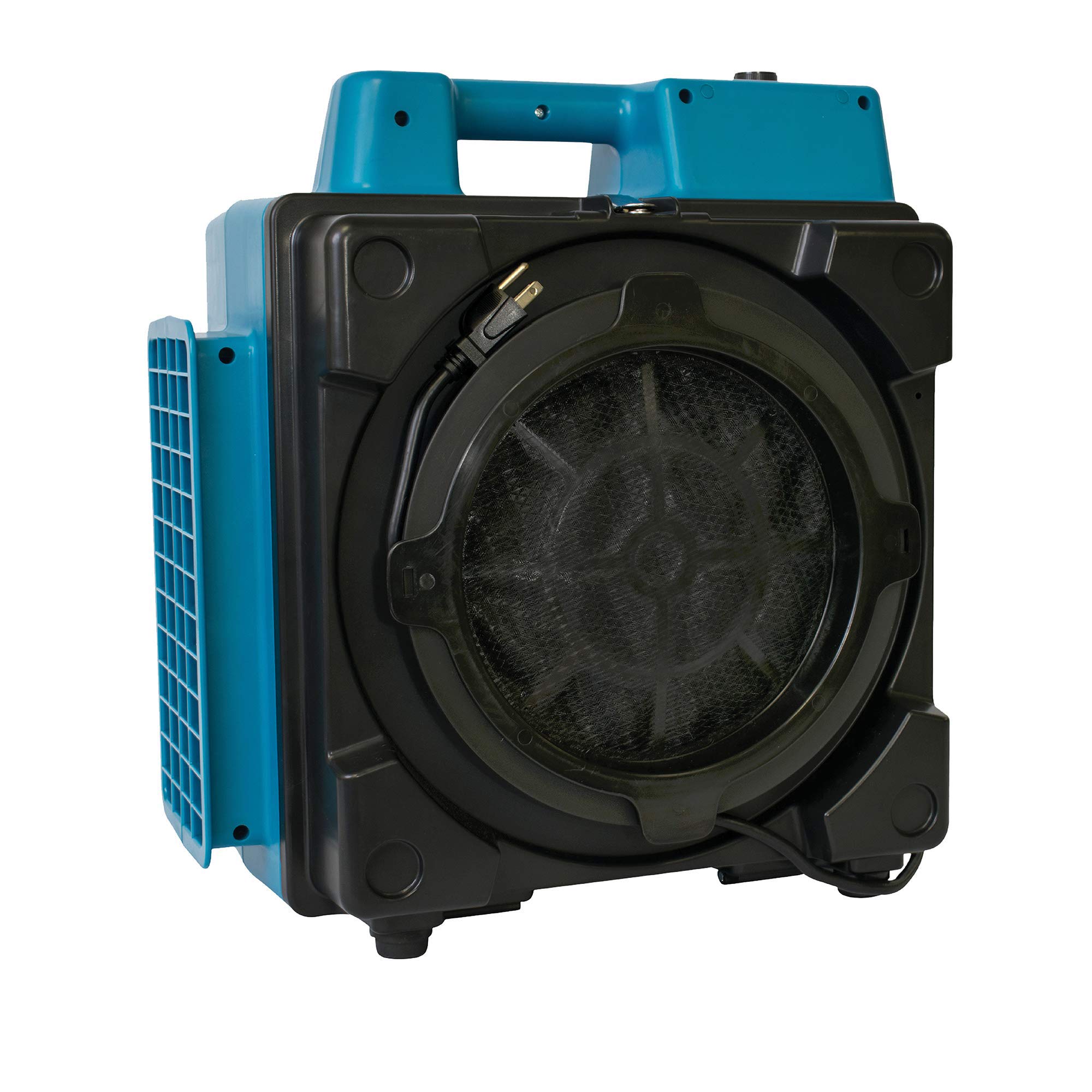Version 1.0.0 Secador de Alfombras y Soplador de Aire XPOWER X-2580 1/3 HP 550 CFM motor sellado tomas GFCI integradas medidor de hora