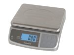 Báscula digital industrial y de cocina Escali M6630 capacidad 66 libras doble pantalla a prueba de derrames acero inoxid