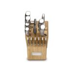 CUISINART C99SS-15P - Juego de cuchillos de bloque de 15 piezas con cuchillas de acero para corte preciso, ligero, acero