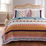 Juego de ropa de cama acolchada Greenland Home Fashions Thalia GL-1606AMSK 3 piezas King Cal King multicolor