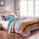 Juego de ropa de cama acolchada Greenland Home Fashions Thalia GL-1606AMSK 3 piezas King Cal King multicolor