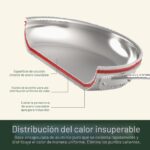Batería de cocina Cuisinart Chefs Classic Steel 77-17N de acero inoxidable 17 piezas