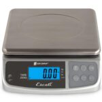 San Jamar Báscula digital de alimentos, funciona con pilas, con capacidad de 66 libras para cocinar, hornear, preparar c