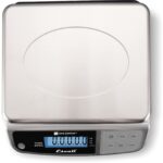 San Jamar Báscula digital de alimentos, funciona con pilas, con capacidad de 66 libras para cocinar, hornear, preparar c