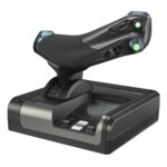 Control de vuelo para simulador Logitech G Saitek X52 945-000022 palanca acelerador pantalla LCD programable PC Windows