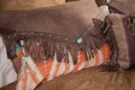 Edredon felpilla tejida rustico western Carstens Inc JB6101-5 Mojave Sunset Full Queen 5 piezas