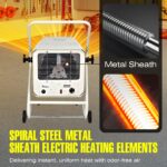 Calentador Comercial Dr. Heater USA DR-910M 240 V 3,000/6,000 W para Negocio, Cochera y Taller
