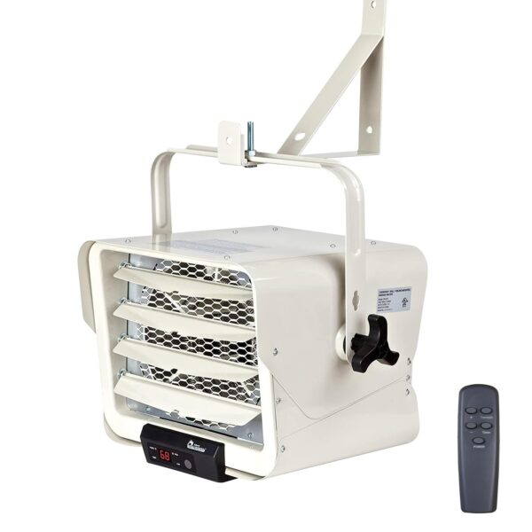 Calentador Electrico de Taller Dr. Heater USA DR-975 7500W 240V Montaje Pared/Techo con Termostato y Control Remoto