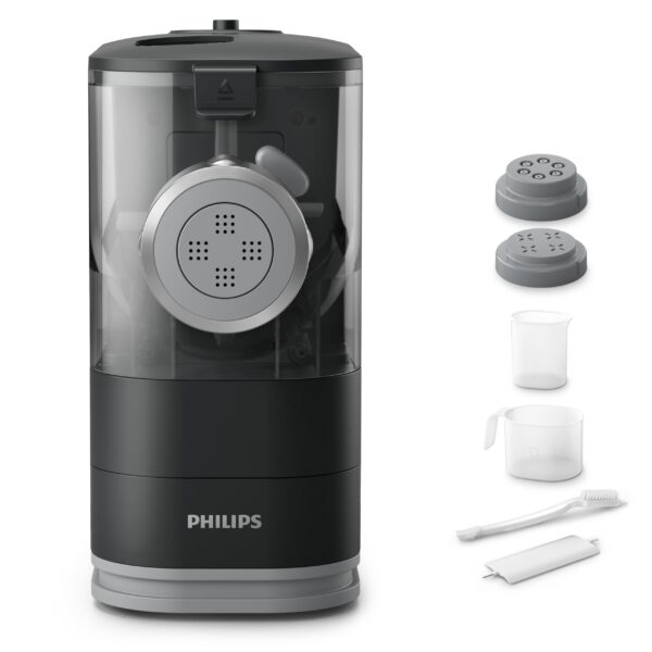 Philips HR2371/05 Máquina para hacer pasta, compacta. Viva Collection, color negra, S, Negro Philips Saeco HR2371/05