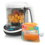 Baby Brezza Juego para hacer alimentos pequeños para bebés, cocina y licuadora en uno para cocinar al vapor y hacer puré