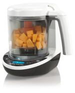 Baby Brezza Juego para hacer alimentos pequeños para bebés, cocina y licuadora en uno para cocinar al vapor y hacer puré