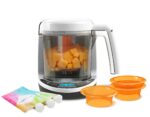 Baby Brezza Juego para hacer alimentos pequeños para bebés, cocina y licuadora en uno para cocinar al vapor y hacer puré