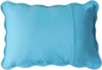 Juego de colcha Tache DXJ109042-2S 3 piezas individual microfibra suave diseño floral moqueta azul sólido