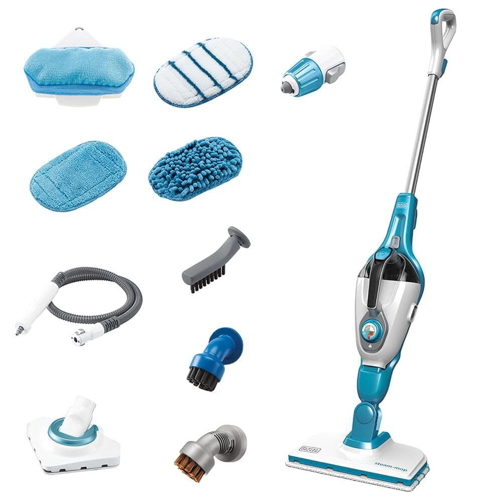 Version 1.0.0 Mopa Limpiadora a Vapor 7 en 1 BLACK+DECKER HSMC1361SGP con Vaporizador de Mano SteamGlove Multisuperficie