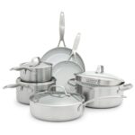 Batería de cocina juego de ollas GreenPan Venice Pro CC000018 001 cerámica antiadherente 10 piezas