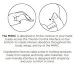 Clandestine Devices Vibrador Mimic, Lila
