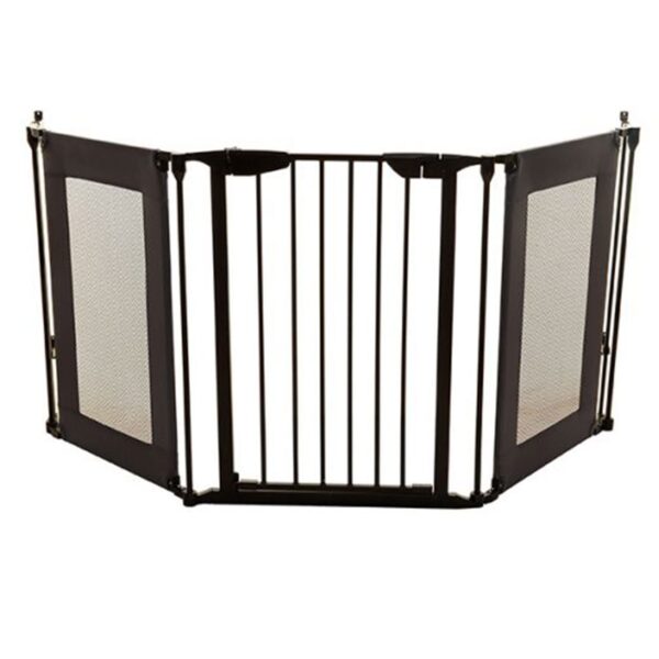 Dreambaby Denver Adapta - Puerta de seguridad extra ancha para bebés, para puertas, pasillos y escaleras, se adapta a ab