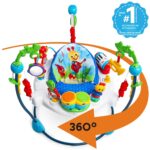 Baby Einstein Neighborhood Symphony Activity Centro de Actividades Saltador para Bebés, Entretenedor Infantil con Luces