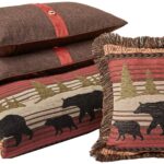 Juego de ropa de cama Ontario Wilderness Carstens Inc. JB6643 tamaño Queen 5 piezas diseño naturaleza