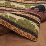 Juego de ropa de cama Ontario Wilderness Carstens Inc. JB6643 tamaño Queen 5 piezas diseño naturaleza