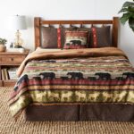 Juego de ropa de cama Ontario Wilderness Carstens Inc. JB6643 tamaño Queen 5 piezas diseño naturaleza