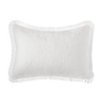 Juego de edredón Laura Ashley Revman International 221297 algodon ligero todas las estaciones blanco reliquia King con f
