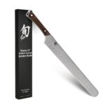 Shun Kanso - Cuchillo de pechuga hueca de 12 pulgadas, cuchillo japonés hecho a mano con funda de madera Saya, hoja de a