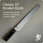 Cuchillo para pechuga Shun Classic Kai DM0778 hoja japonesa 12 pulgadas hueca acero VG-MAX damasco